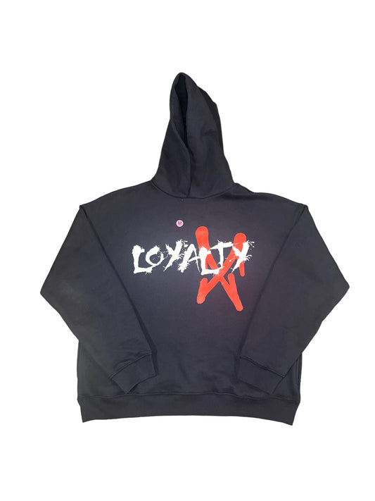 Black/Red Loyalty hoodie